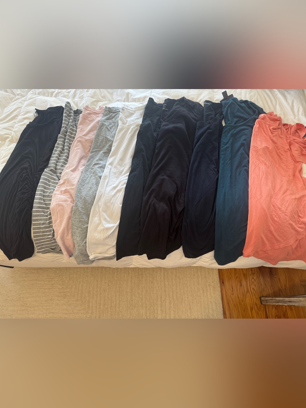 Maternity Shirts Bundle; Motherhood Maternity, Gap Maternity, A Pea in the POD